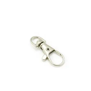 10 Pcs Tibetan Silver Lobster Swivel Clasp Key Ring Clip 32mm x 13mm Jewellery Findings Charms Pendants