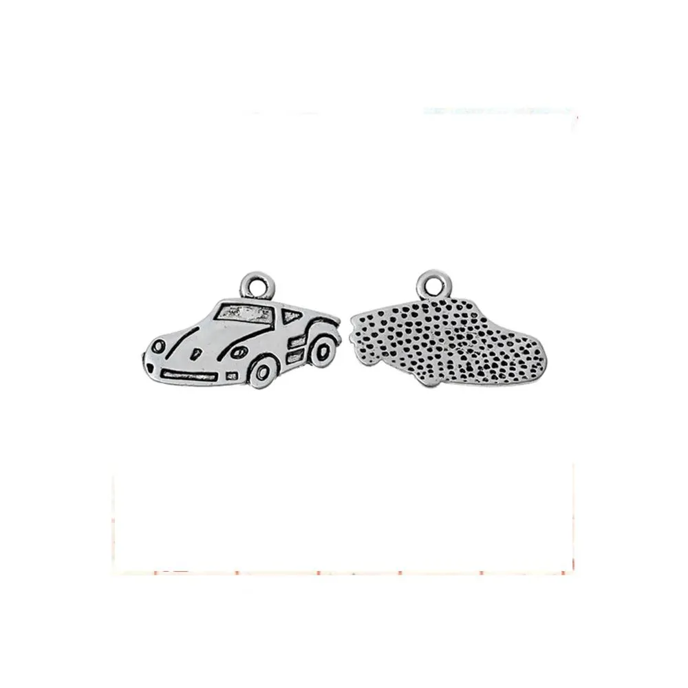 10 Pcs Tibetan Silver TRAVEL CAR 20mm Charms Pendants, Lead & Nickel Free Metal Charms Pendants Beads