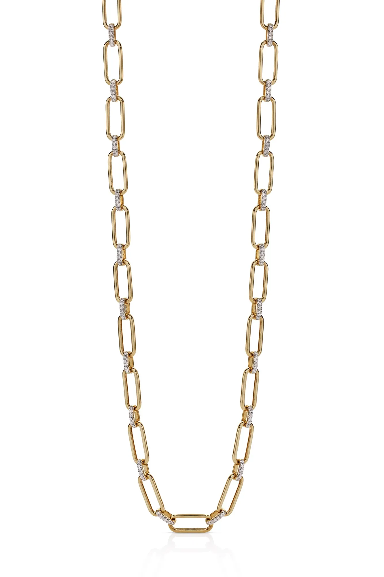 14K Two Tone Diamond Necklace