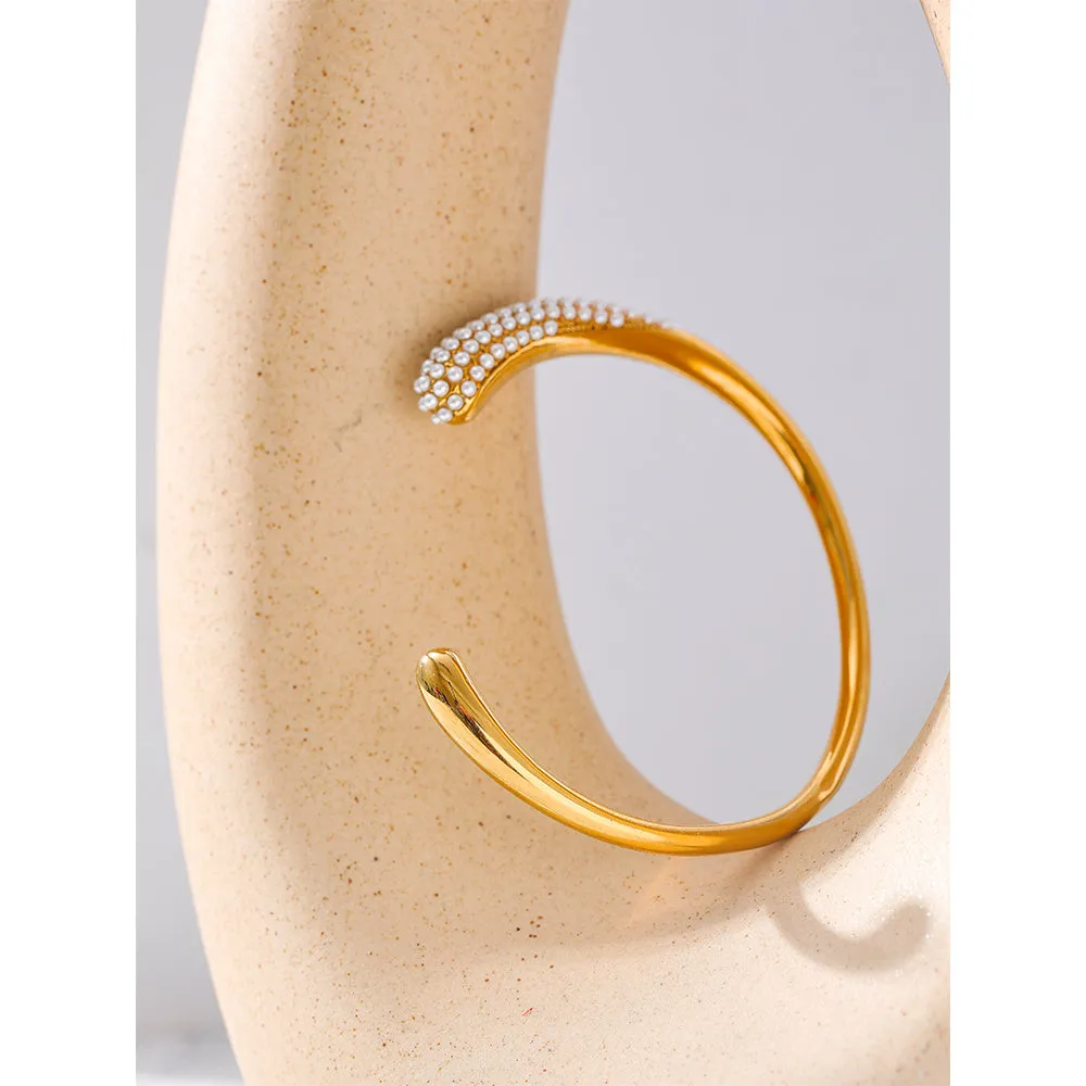 18K Gold Color Cuff Bracelet