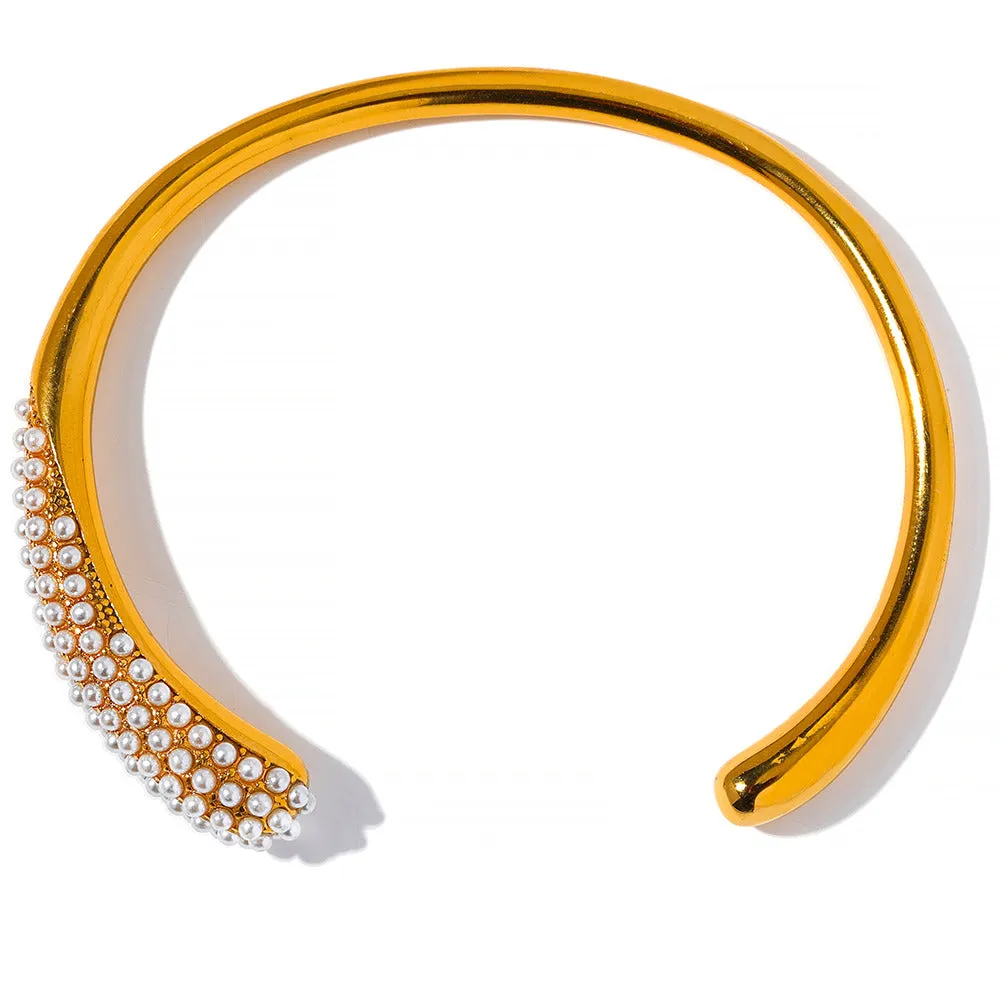 18K Gold Color Cuff Bracelet