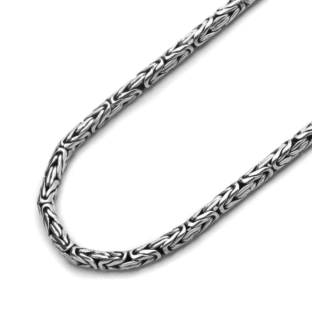 925 Sterling Silver Byzantine Chain