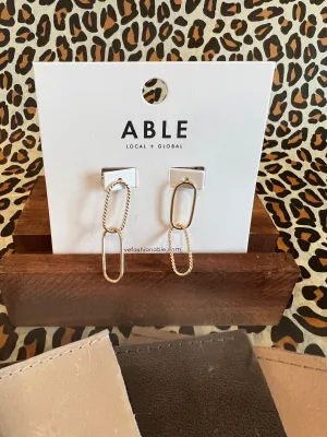 ABLE Milani Mix and Match Rope Earrings