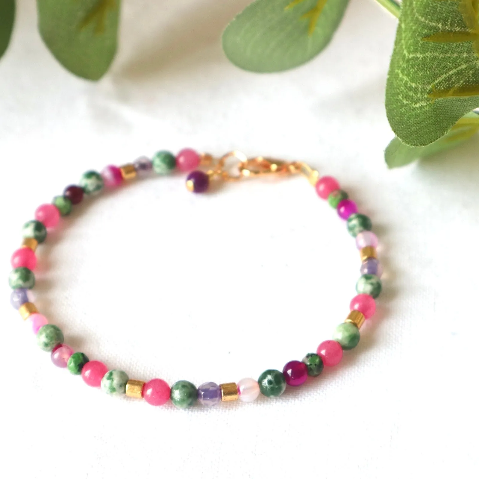 Agate Gemstone Bracelet