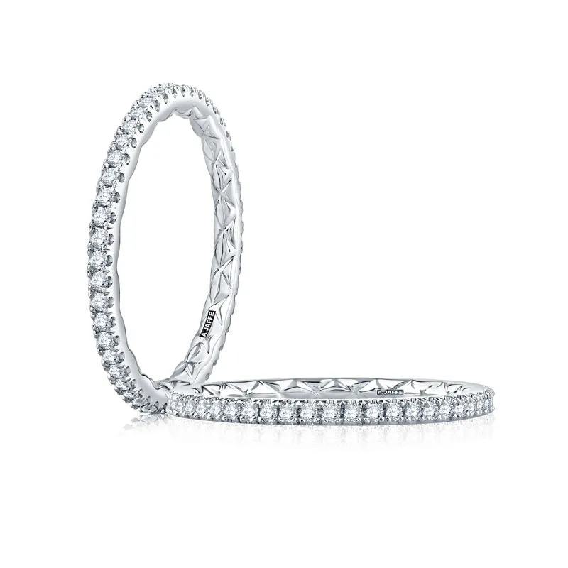 A.Jaffe Stackable Rings Delicate Quilted Anniversary Band WR1024Q/25