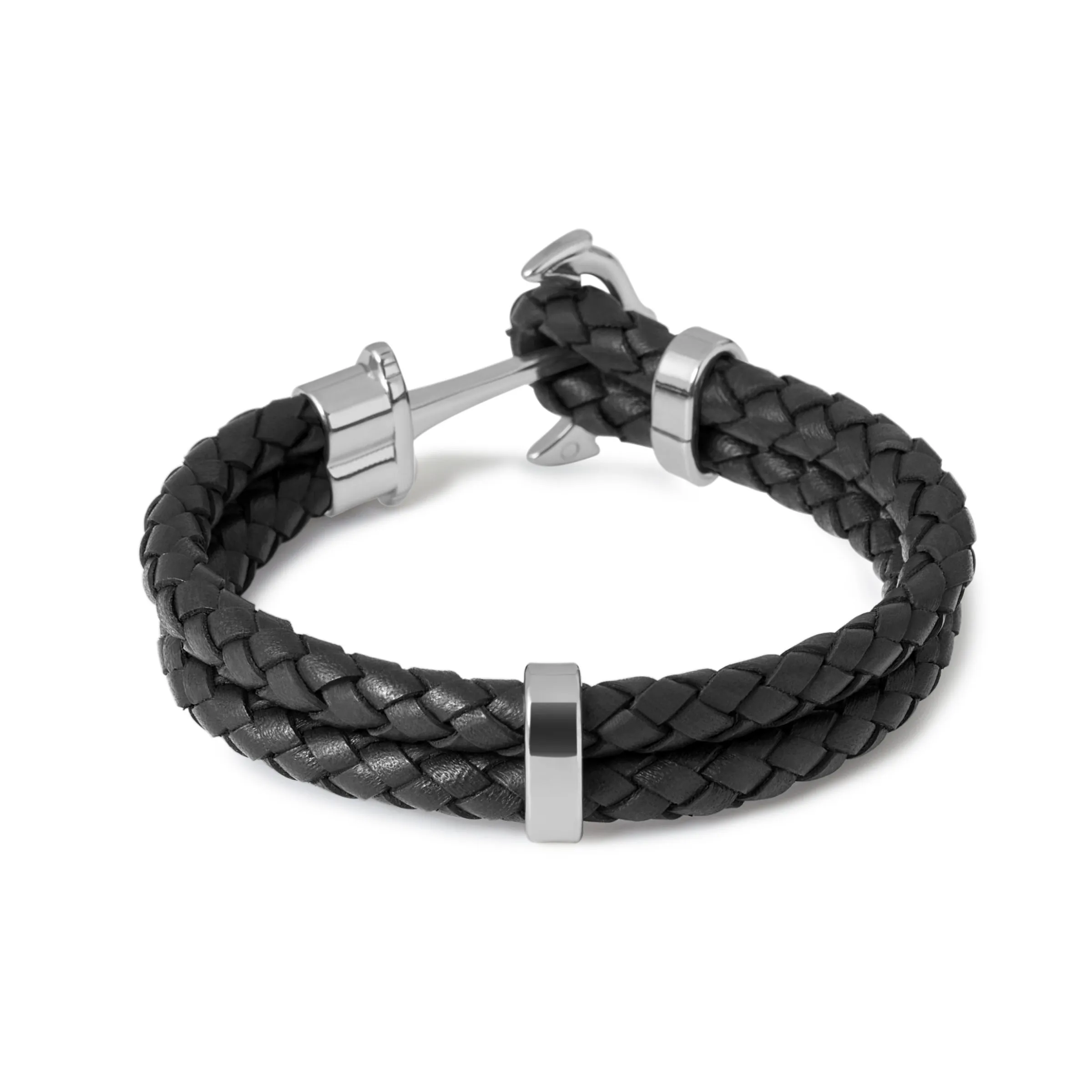 Anchor Black Bracelet