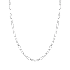 Ania Haie Silver Link Charm Chain Necklace