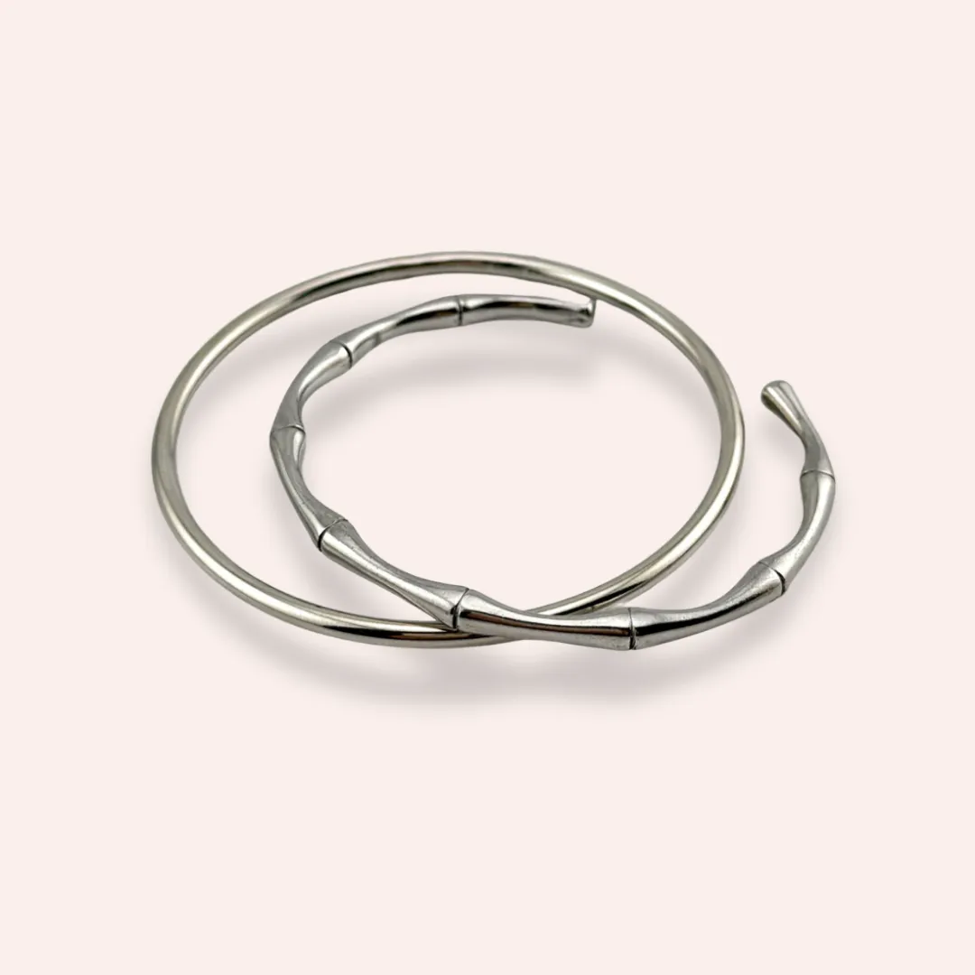 Bamboo Bracelet silver