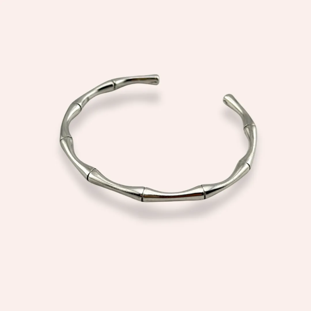 Bamboo Bracelet silver