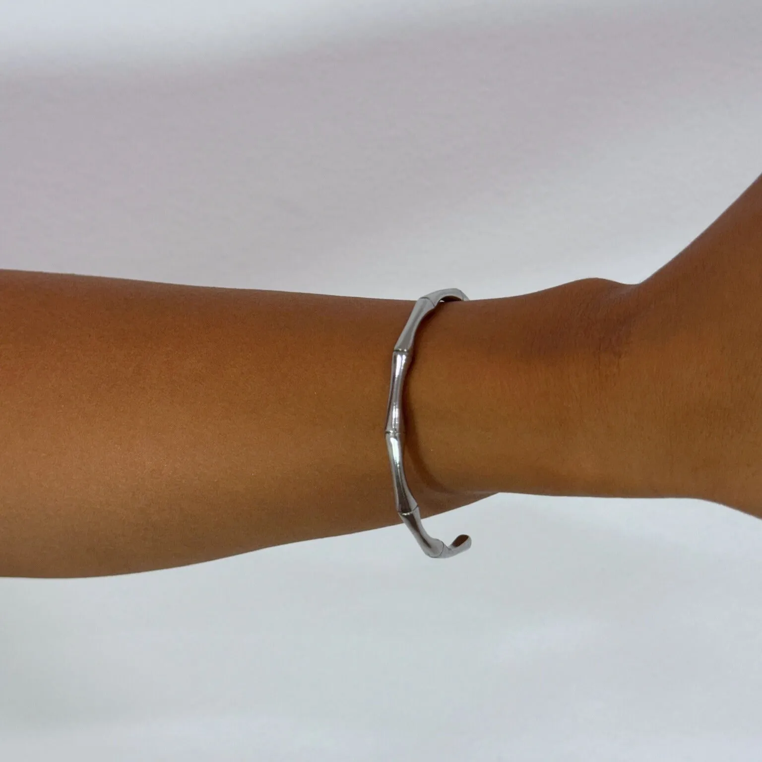 Bamboo Bracelet silver