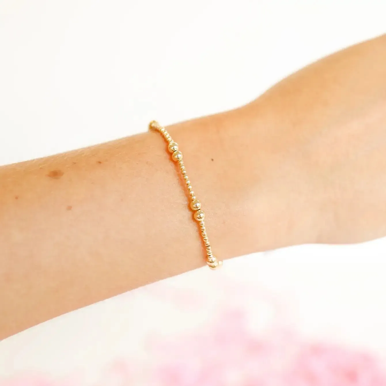 Beaded Blondes - Leah Bracelet in Gold