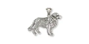 Bernese Mountain Dog Pendant Jewelry Sterling Silver Handmade Dog Pendant BMD2-P