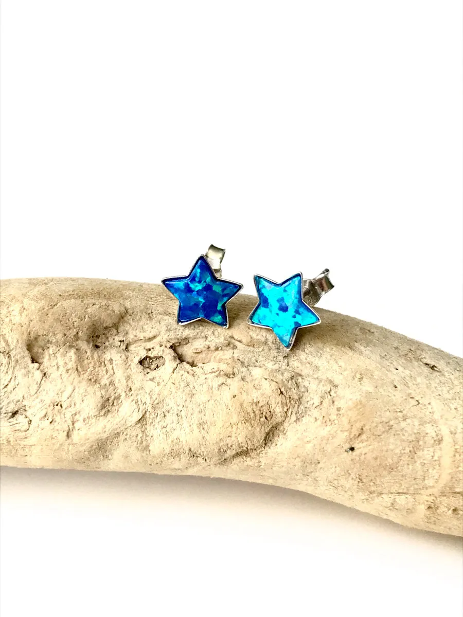 Blue Opal Star Posts