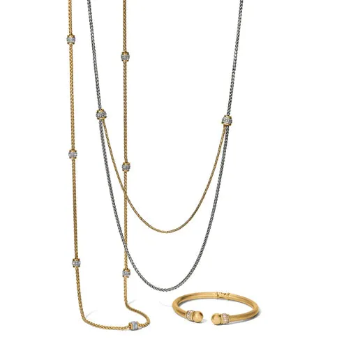 Brighton | Meridian Petite Long Necklace in Gold Tone