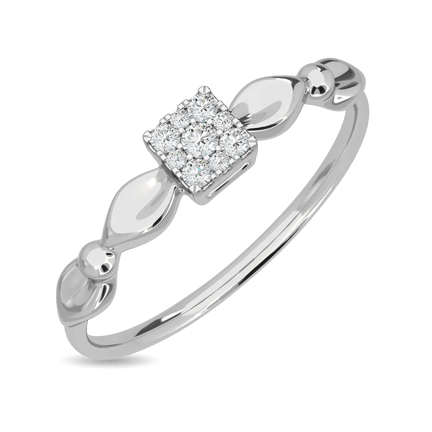 Centre Square Arch Curve Ring