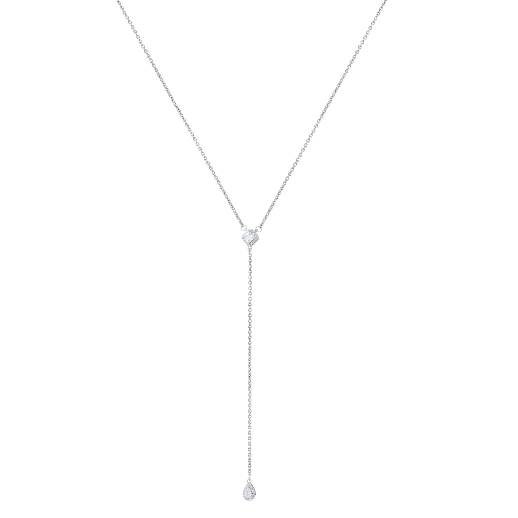 Classy Tear Drop Chain Necklace