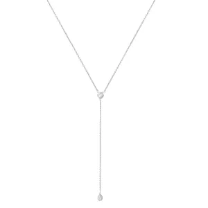 Classy Tear Drop Chain Necklace