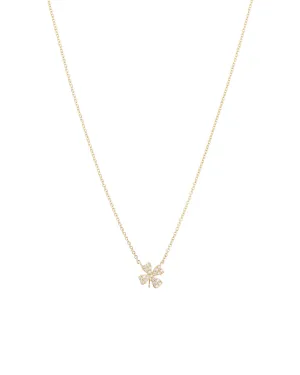 Clover Pavé Necklace