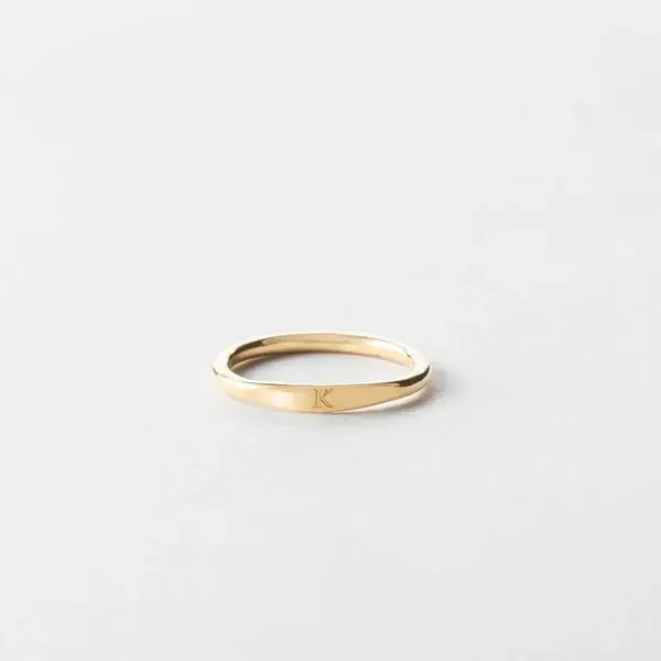 Delicate Slim Signet Ring