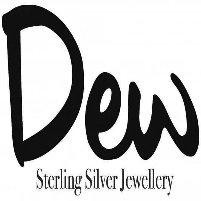 Dew Sterling Silver Silver Swirl With Cubic Zirconia Pendant 9312CZ027