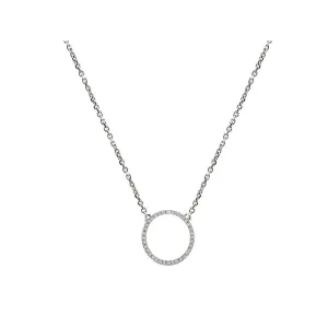 Diamond Circle Necklace