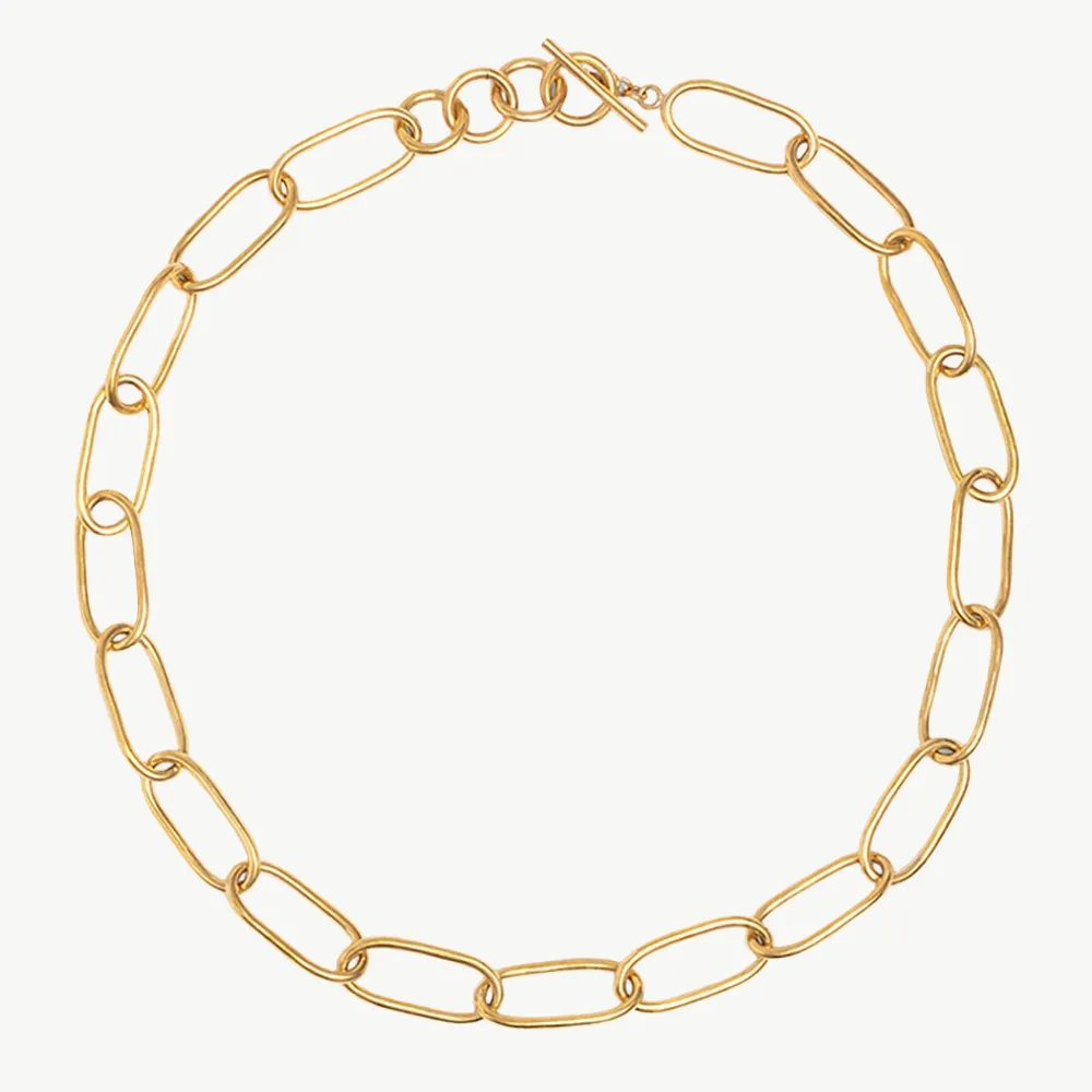 Ellipse Link Collar Necklace