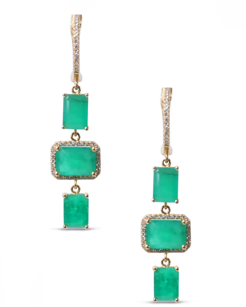 Emerald Drop Earrings