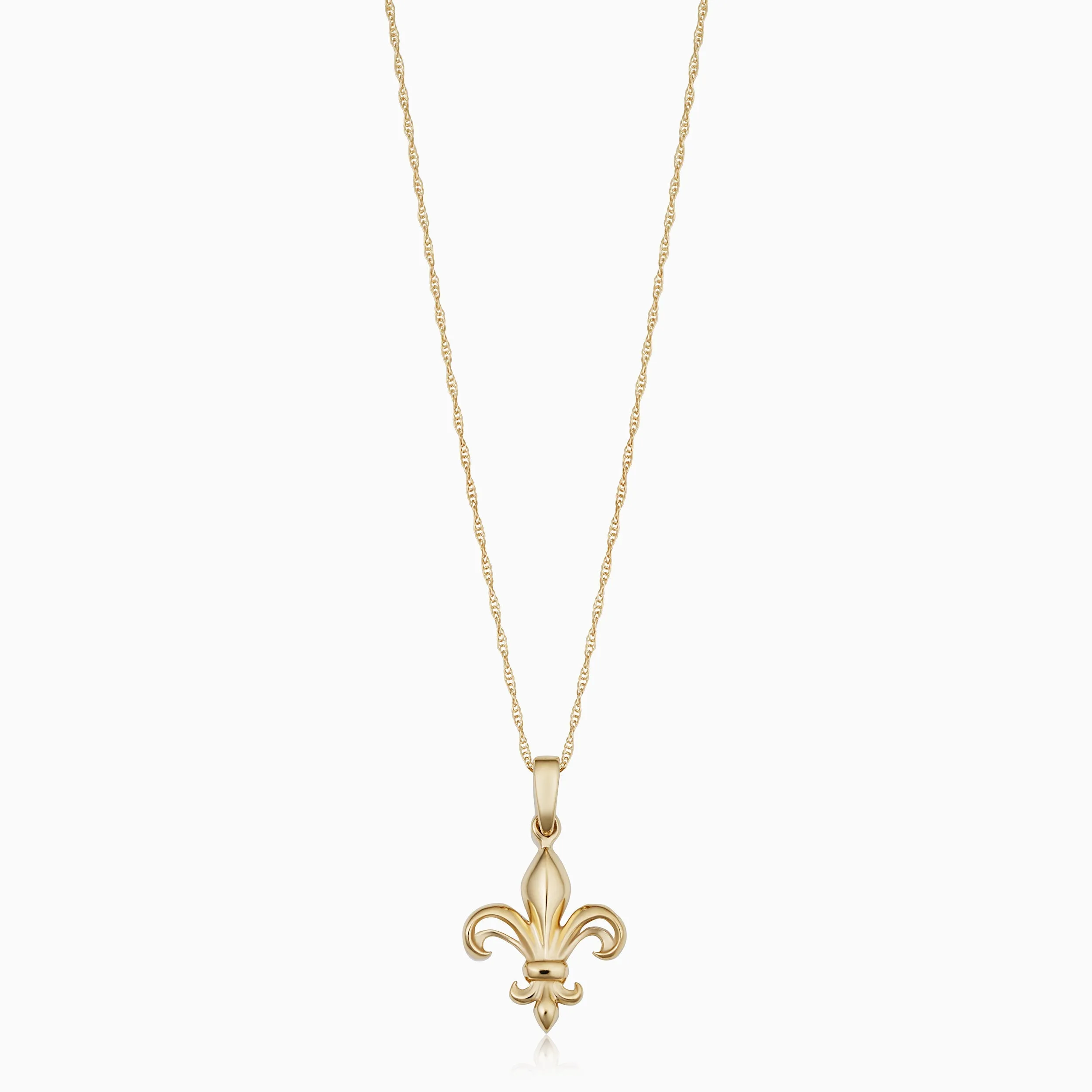 Fleur De Lis Pendant Necklace