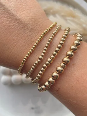 Gold filled stacker bracelets