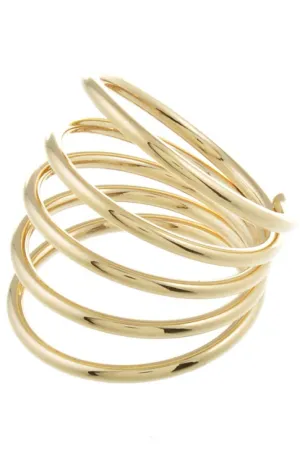 Gold Spiral Ring