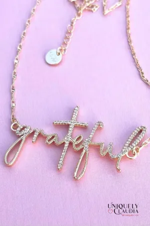 Grateful 14K Gold-Plated Necklace