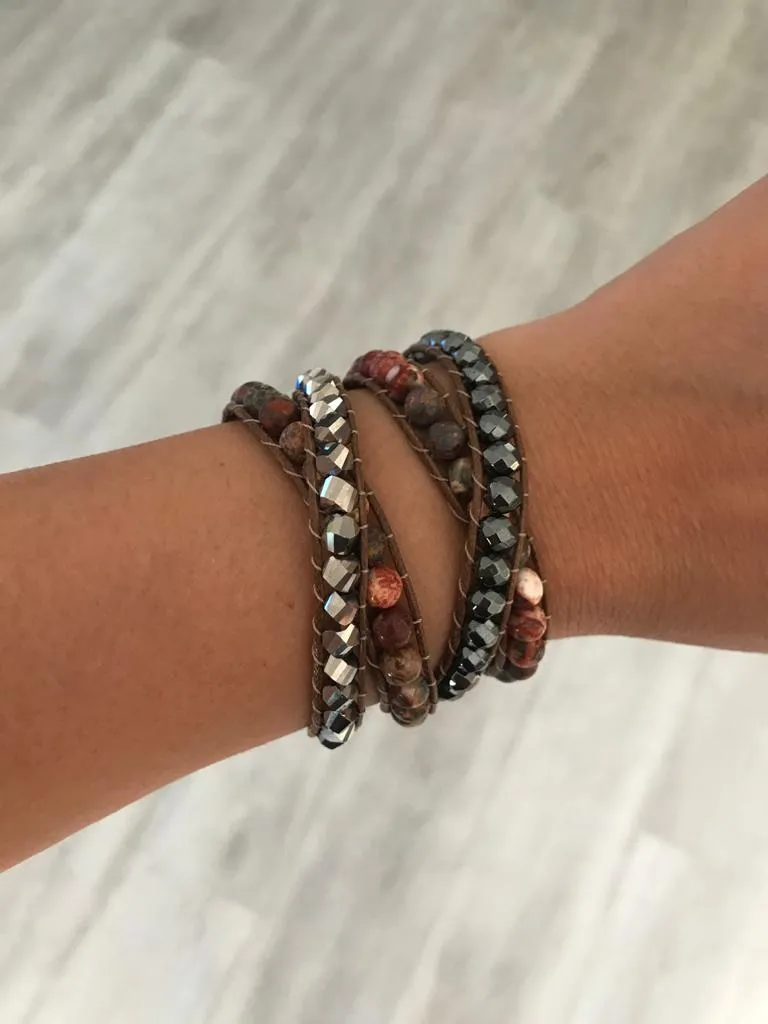 Healing Bracelets - Brown, and Grey