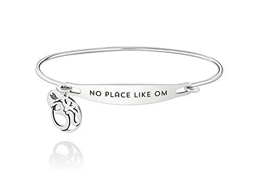 ID Bangle - NO PLACE LIKE OM, M/L - 1010-0215