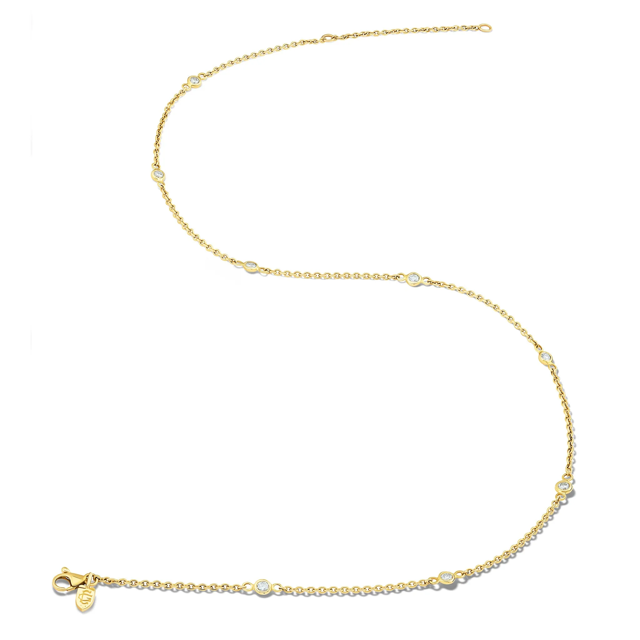 Isla Chain Yellow Gold - Diamond