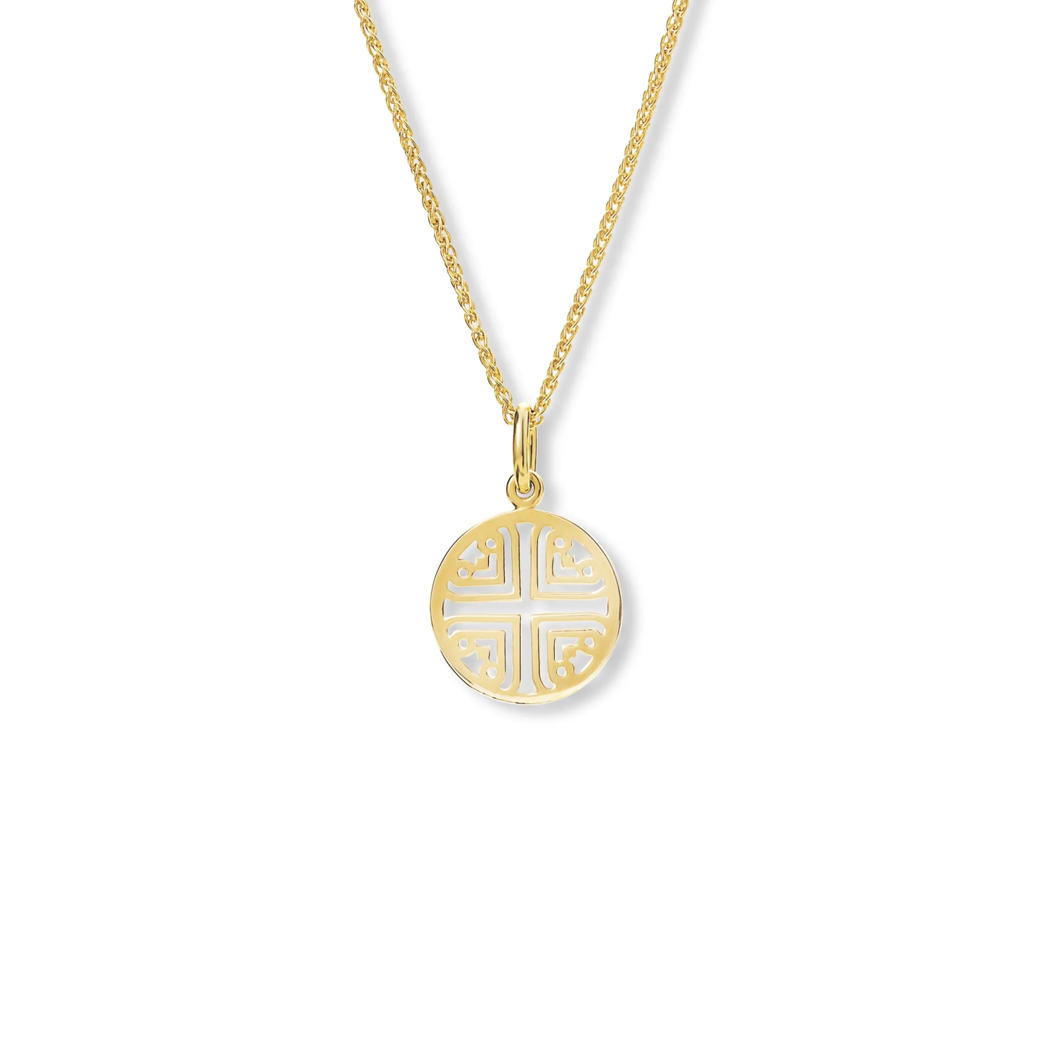 Kuopio Cross Pendant Yellow Gold