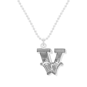 Letter V Necklace