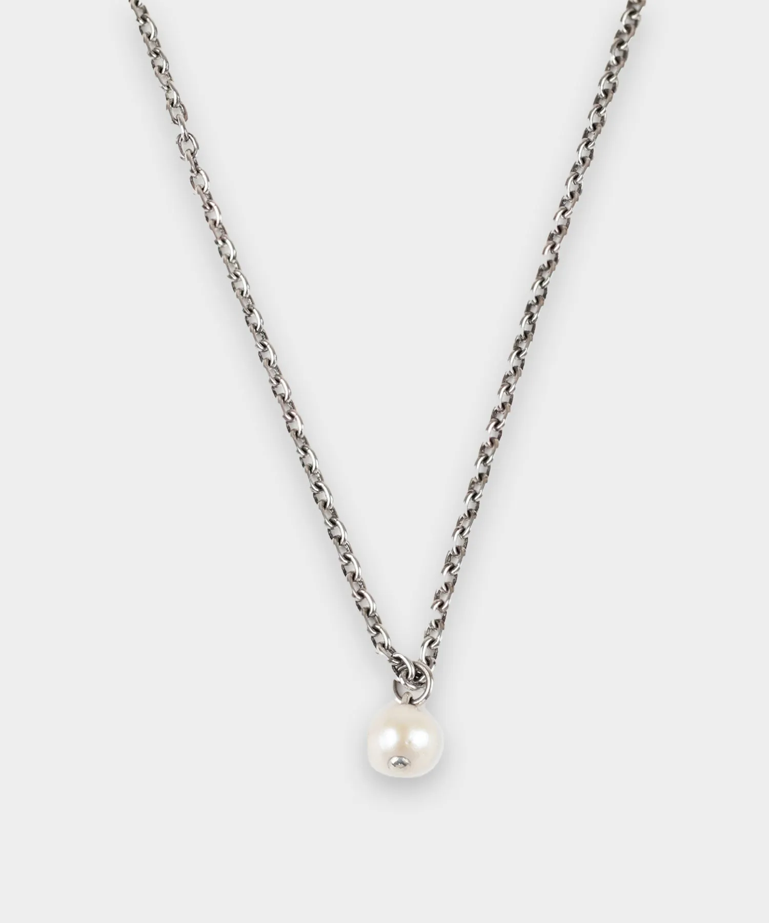 Maor Unita Necklace In Silver / Pearl in Silver