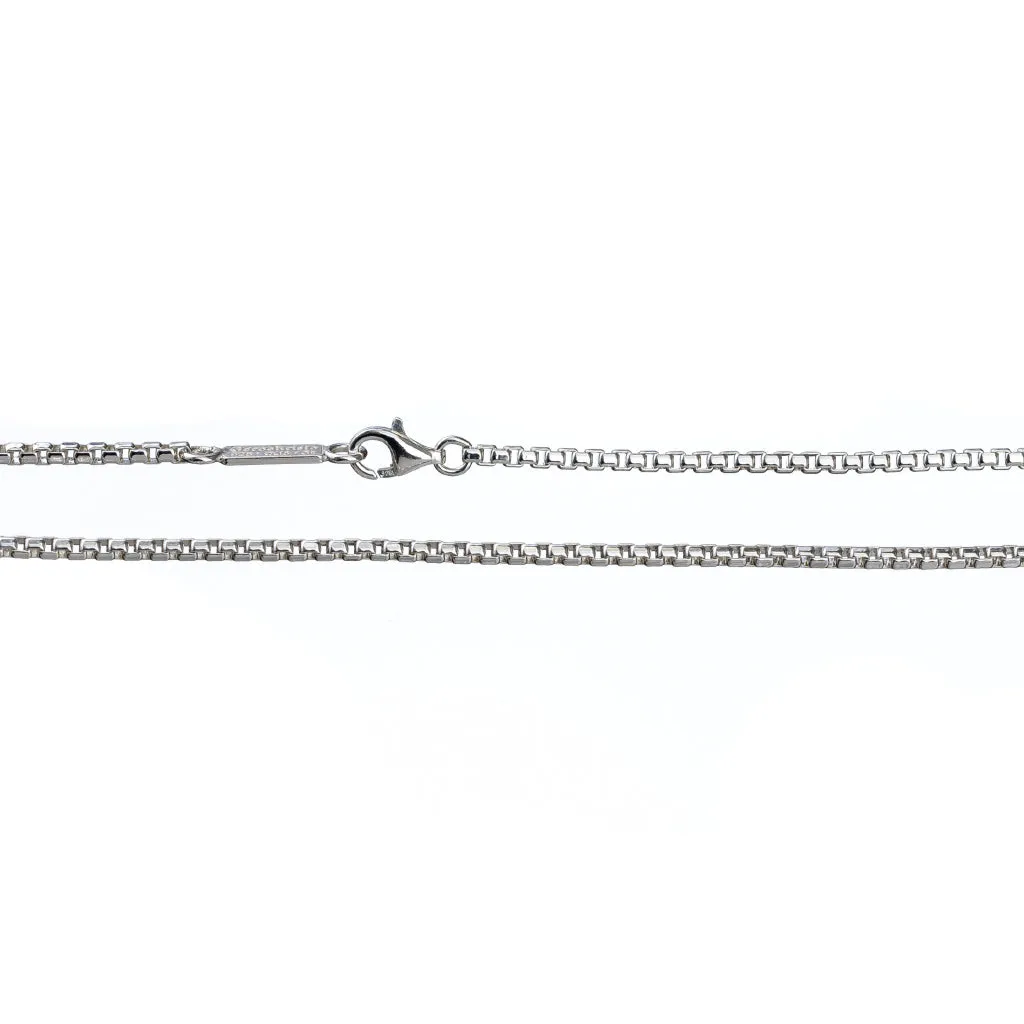 Medium Silver Box Venetian Chain 2.7mm