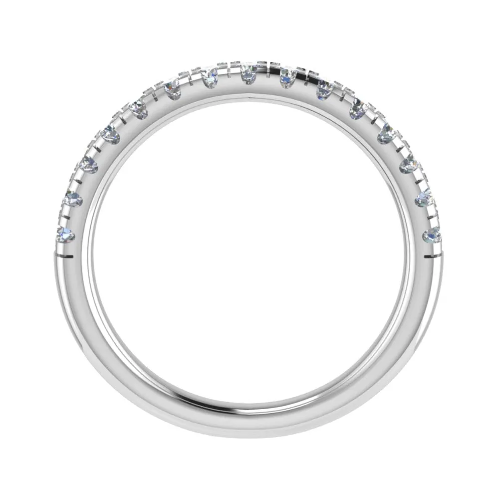 Micro Set Half Eternity Ring 2.5