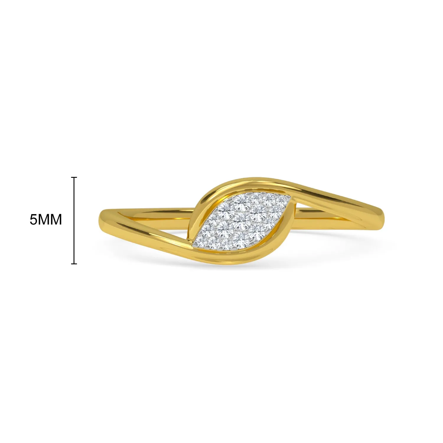 Miniscule Marquise Ring