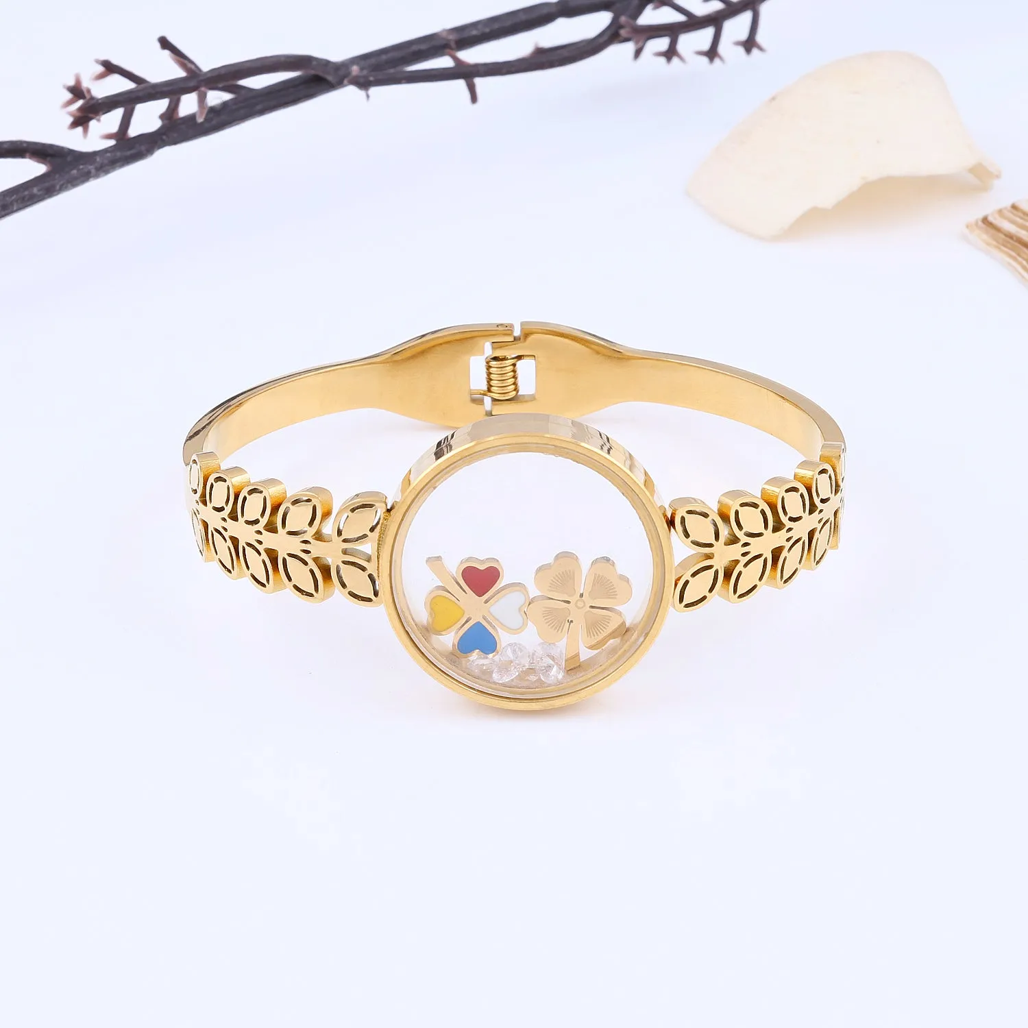 Multi Colour Flower Finish Bracelet