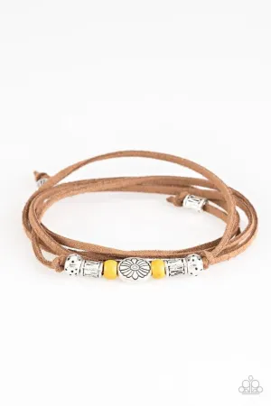 Paparazzi Bracelet ~ Clear A Path - Yellow