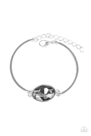 Paparazzi Bracelet ~ Definitely Dashing - Silver