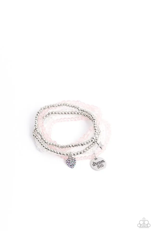 Paparazzi Bracelet ~ Teenage DREAMER - Pink