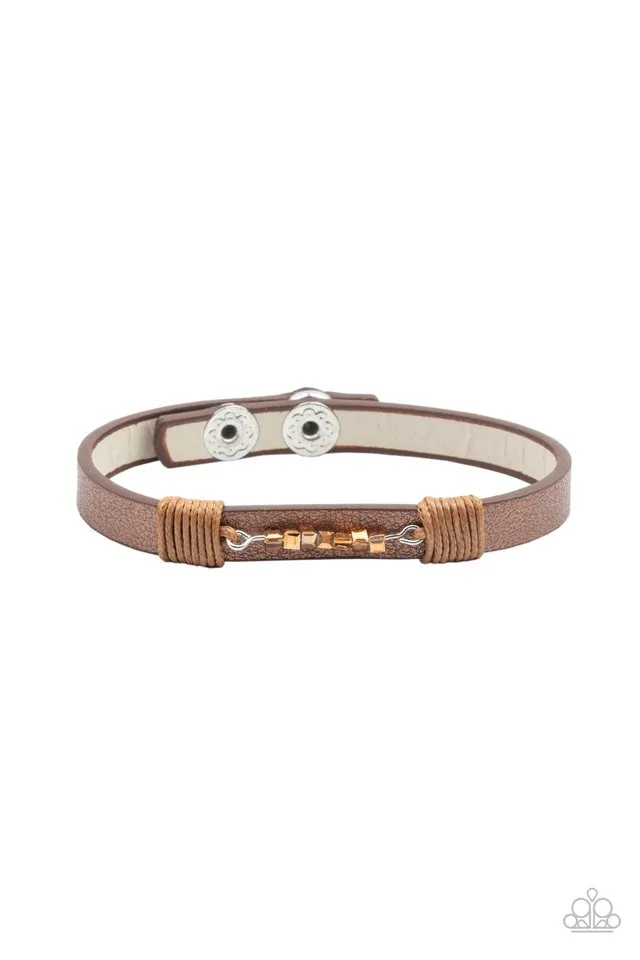 Paparazzi Bracelet ~ Worth The Hype - Copper