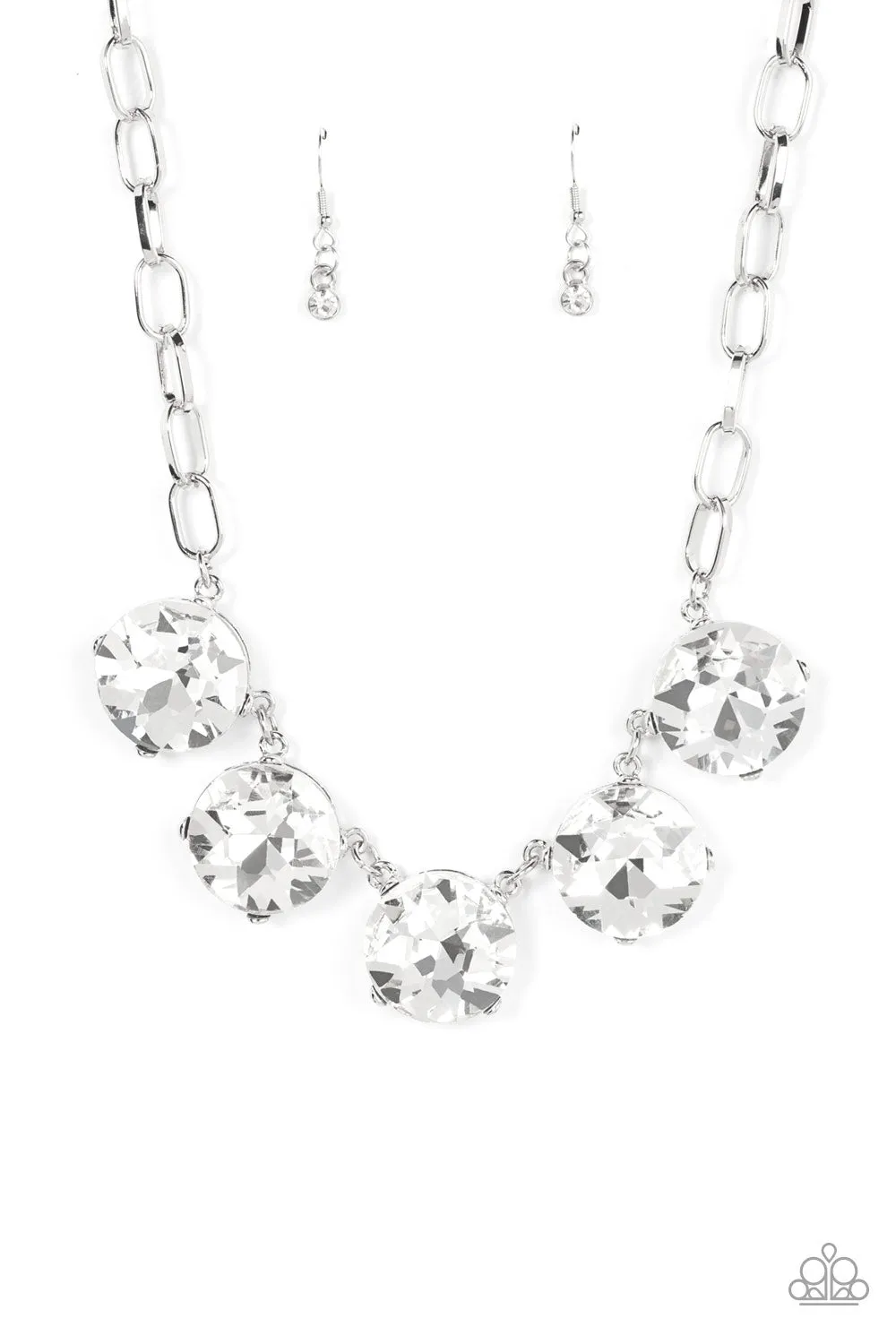 Paparazzi Limelight Luxury - White Necklace