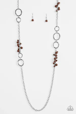 Paparazzi Necklace ~ Wanderlust Way - Brown