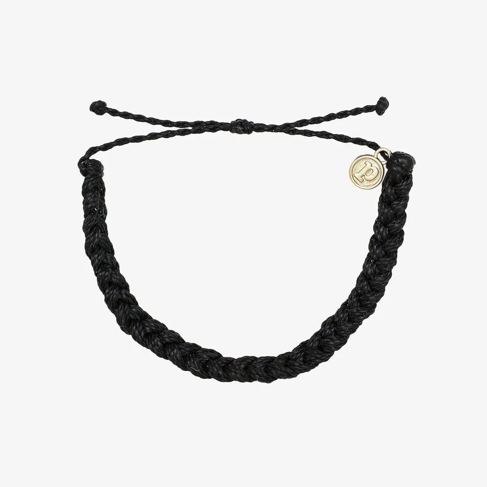 Pura Vida Braided Bracelet - BLACK