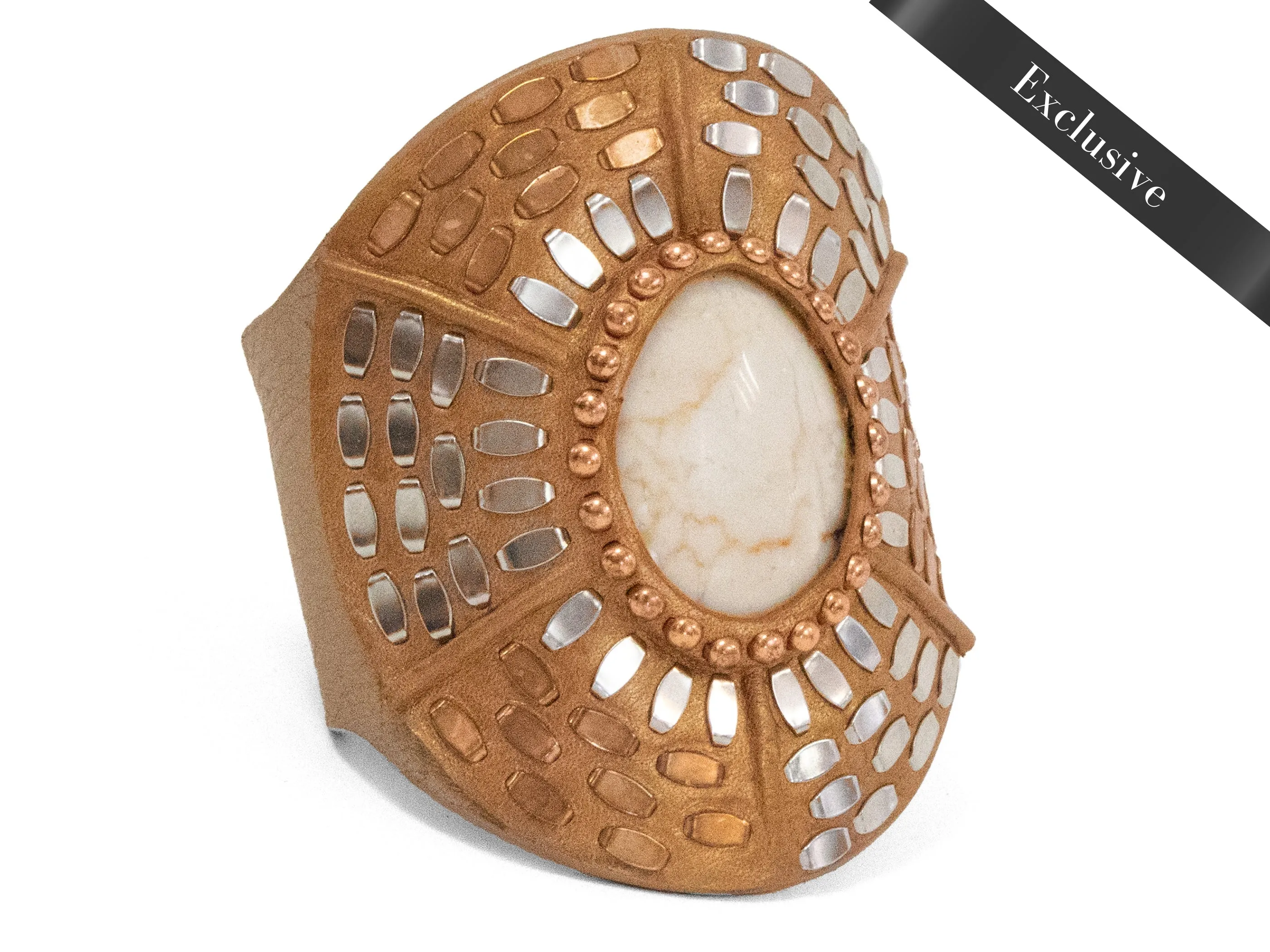 Rocal Semi-precious Riverstone Cuff