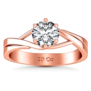 Solitaire Engagement Ring Wisteria 14K Rose Gold